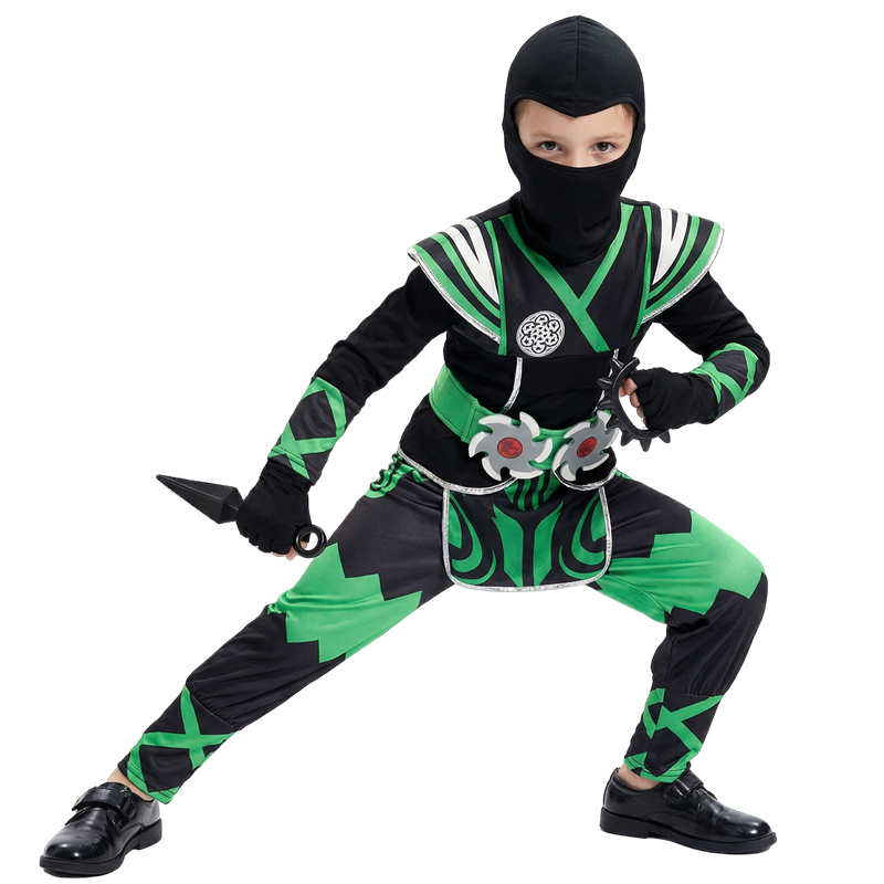 Anime Cosplay Japanese Girl - Japanese Ninja Costume Set for Children