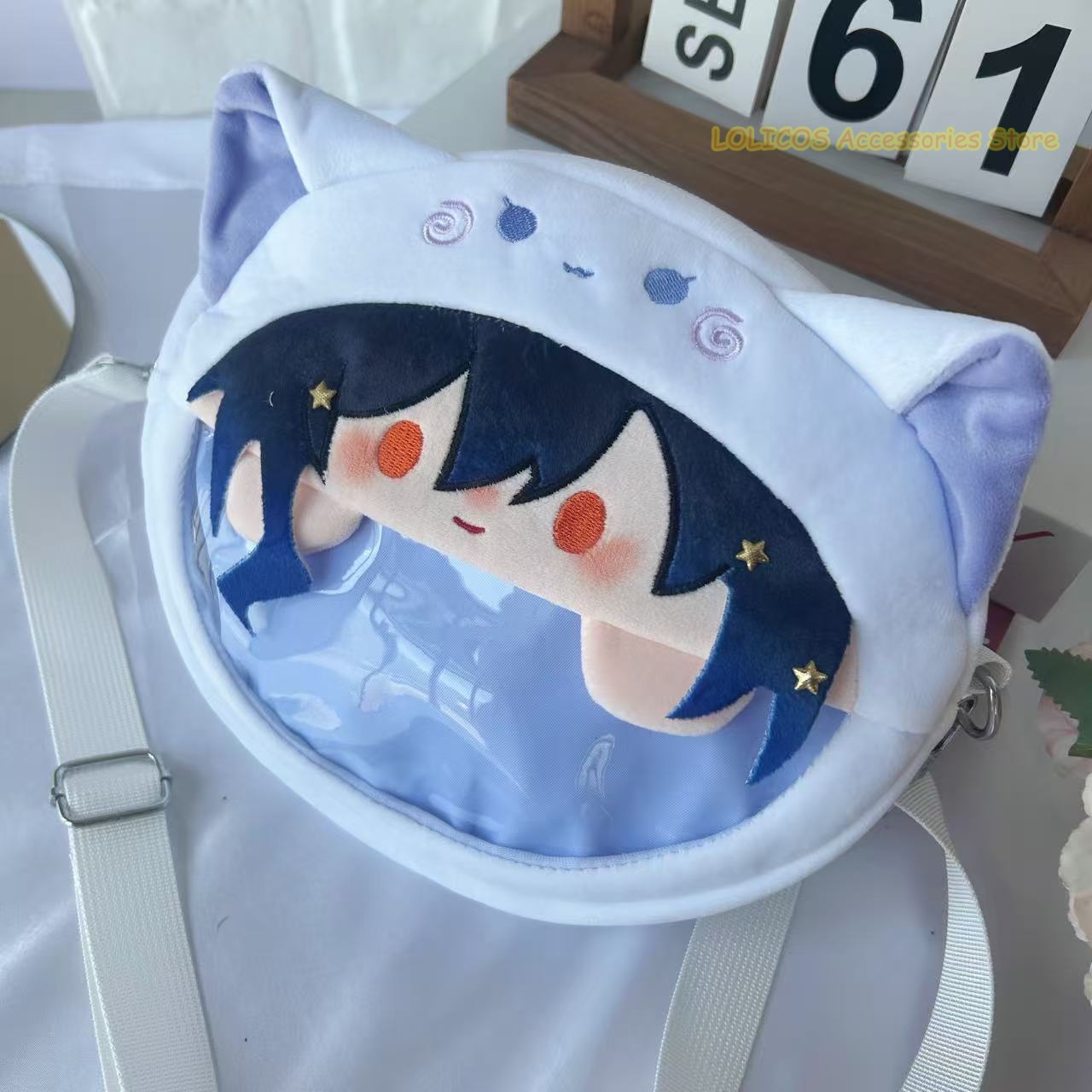 Anime Cosplay Kawaii - Shiraishi An Attributes Cute Plush Itabag