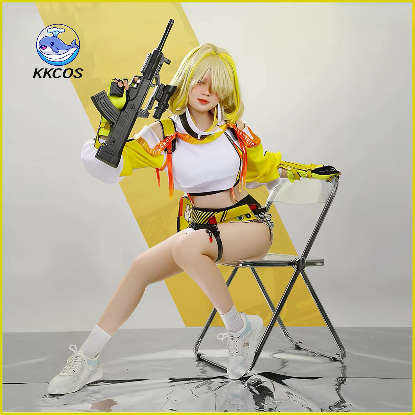 Anime Cosplay Dress For Women - KKCos Nikke Elegg Cosplay Costume Full