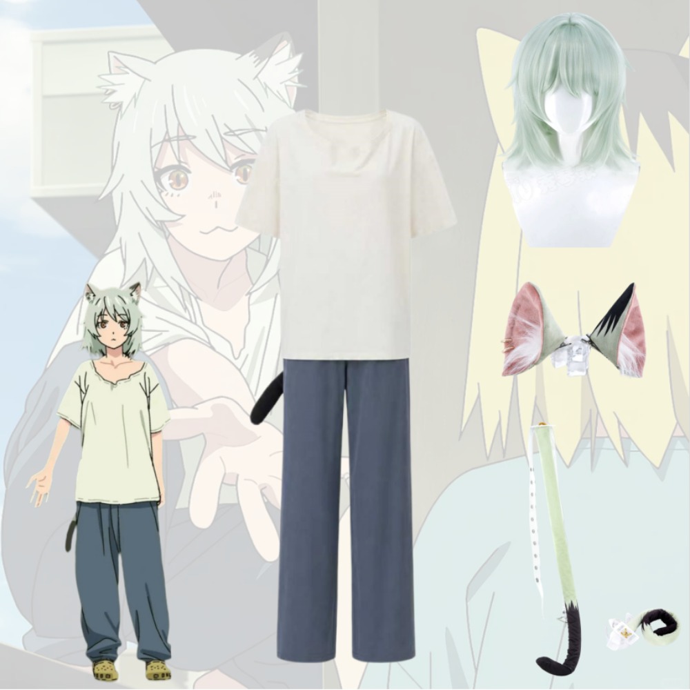 Anime Cosplay Japanese Girl - Yani Neko Chainsmoker Cat Nikuko Cosplay