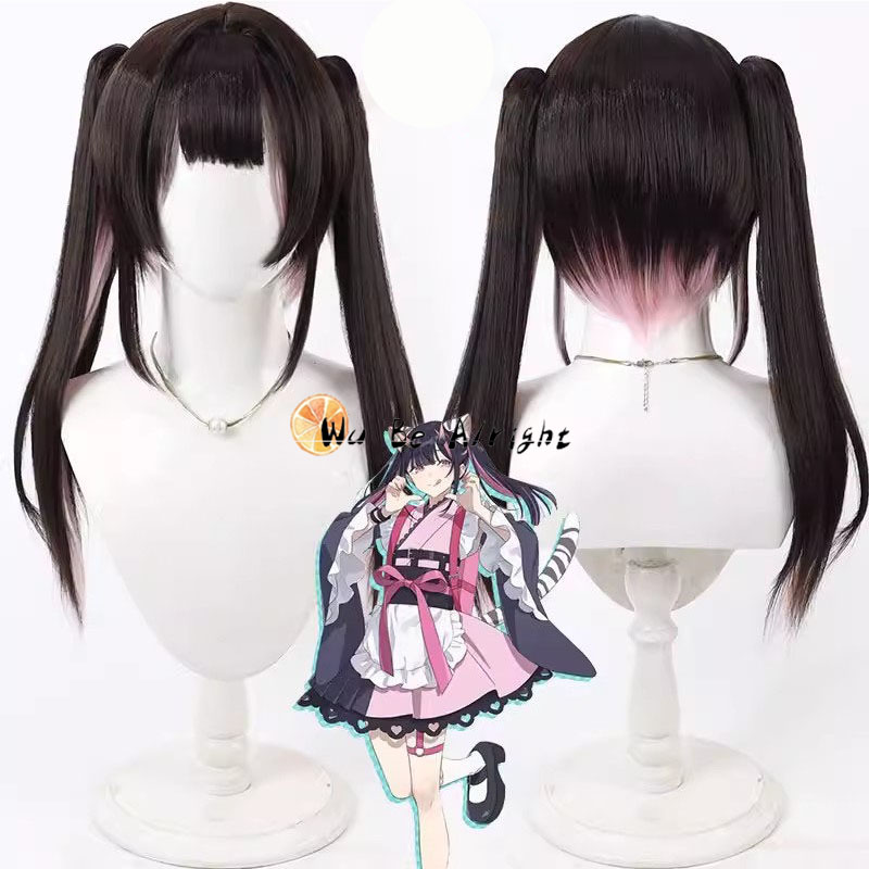 Anime Cosplay Girl With Black Hair - Cosmic Princess Kaguya Noi Komazawa Anime