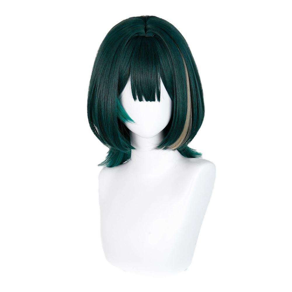 Anime Cosplay Ladies - Anime Nefer Cosplay Wig Green Highlights