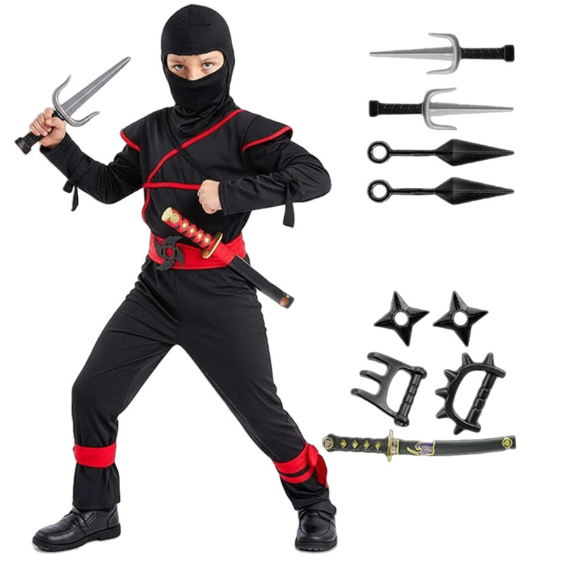 Anime Cosplay Japanese Girl - Japanese Samurai Costume for Kids Ninja