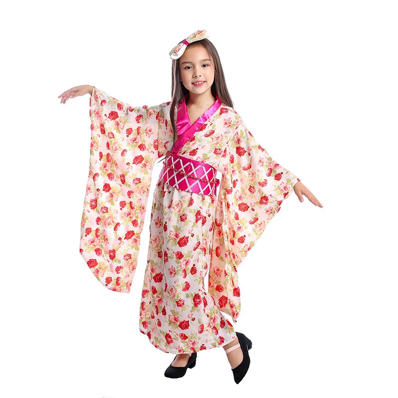 Girl Japanese Kimono Suit Trad - Asian Cosplay Anime recension och pris