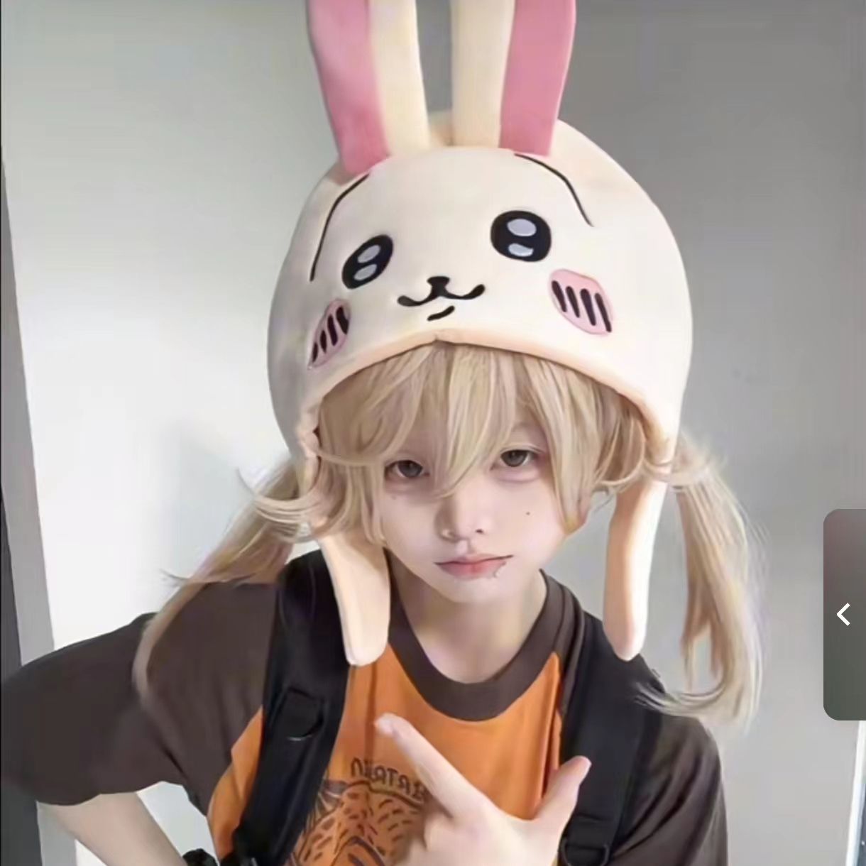 Chiikawa Hachiware Usagi Hat C - Anime Cosplay Girl Photo recension och pris