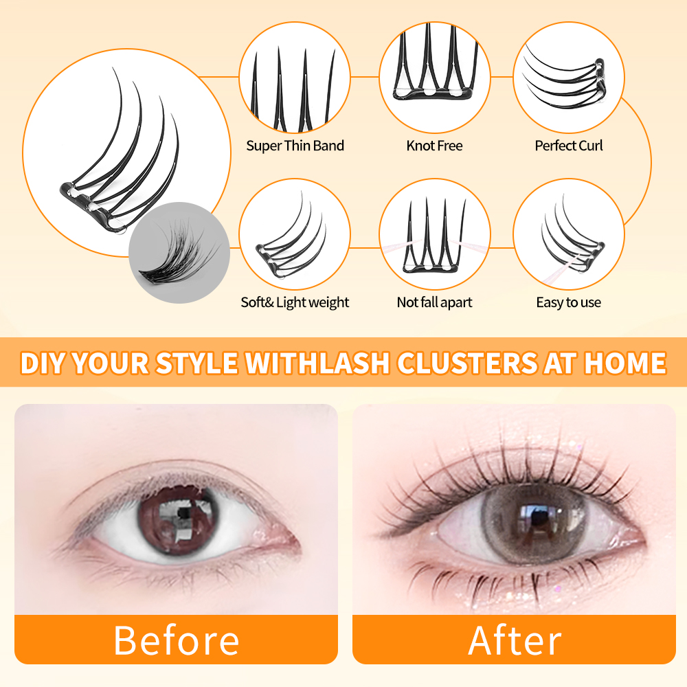 6/10/24Pairs Manga Lashes with - Asian Cosplay Anime recension och pris