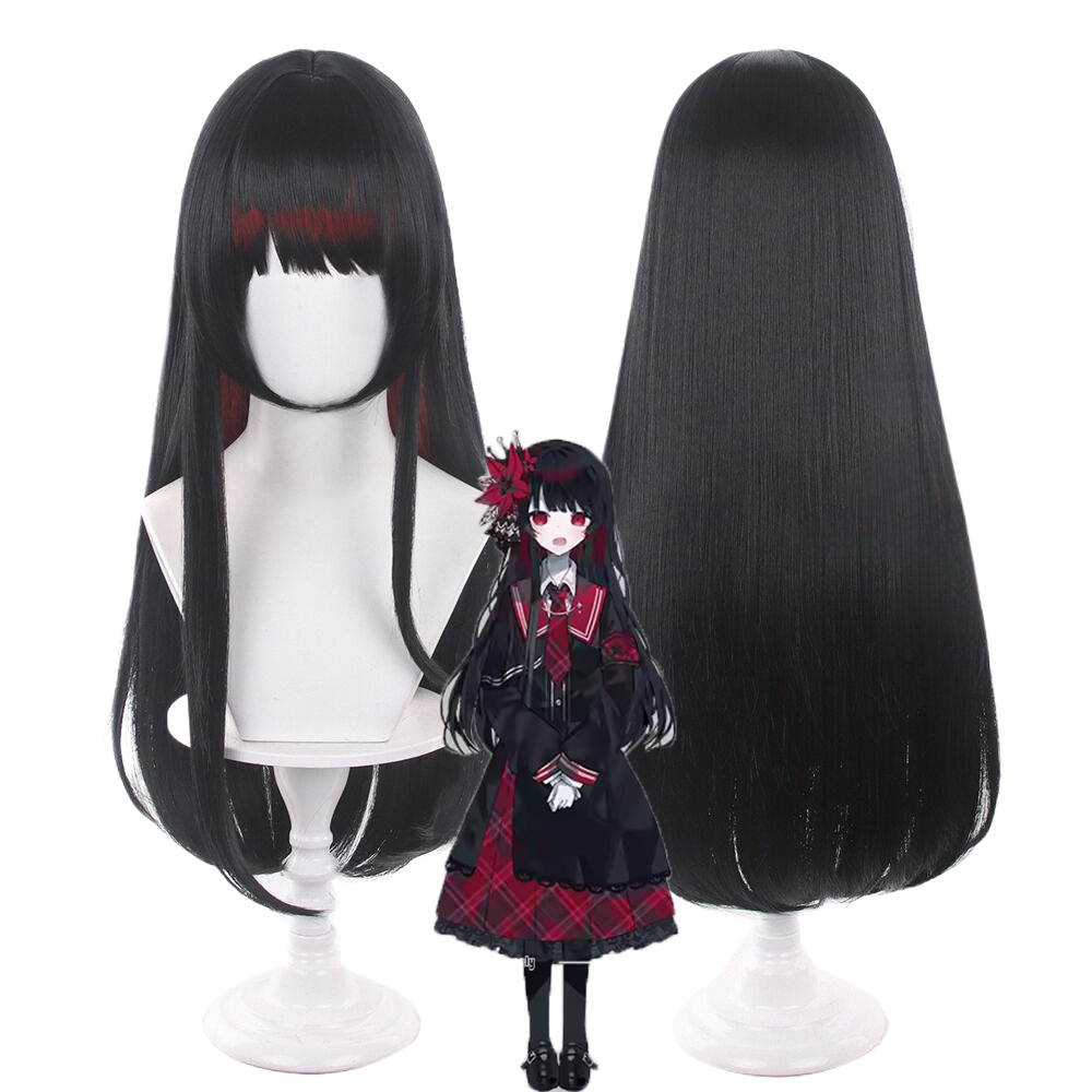 Anime Nikaido Hiro Cosplay Wig - Anime Cosplay Girl With Black Hair recension och pris