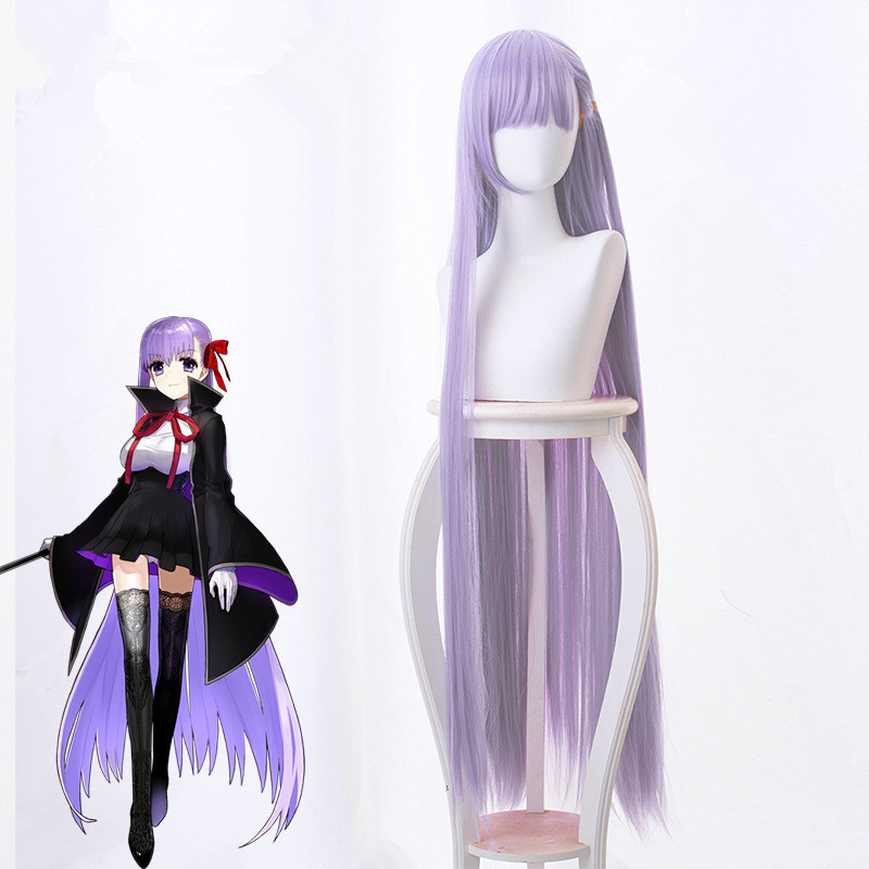 Fate EXTRA CCC Cosplay Wig BB  - Anime Cosplay Girl With Black Hair recension och pris