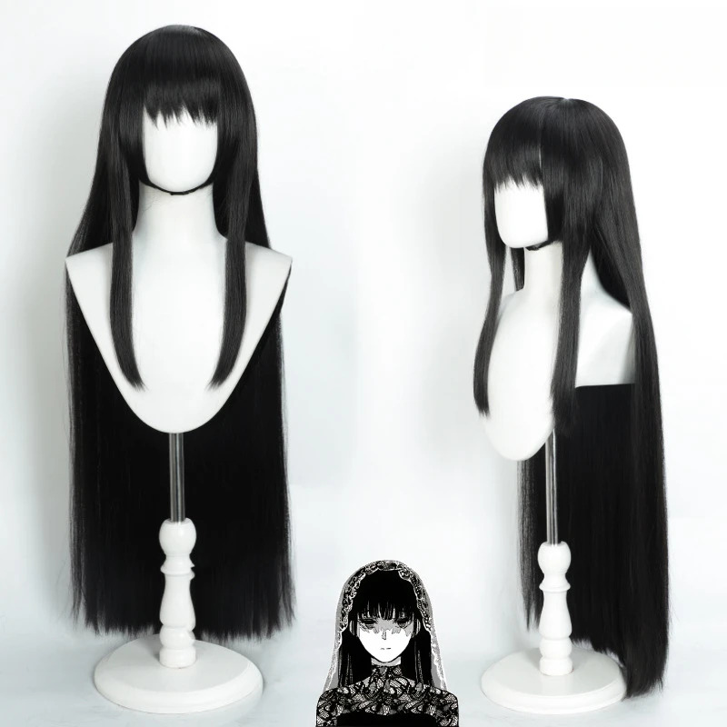 2025 11 Wig Gothic Taro Anime  - Anime Cosplay Girl With Black Hair recension och pris