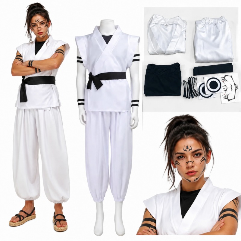Ryomen Sukuna Cosplay Costume  - Anime Cosplay Jujutsu Kaisen recension och pris