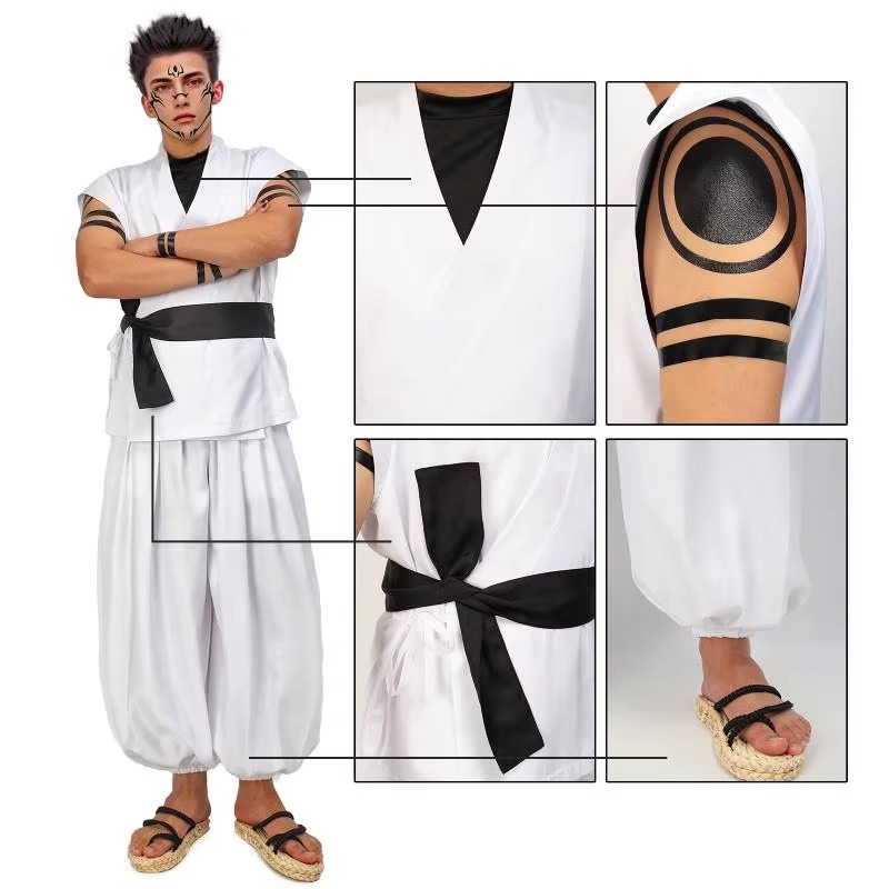 Ryomen Sukuna Cosplay Costume  - Anime Cosplay Jujutsu Kaisen recension och pris