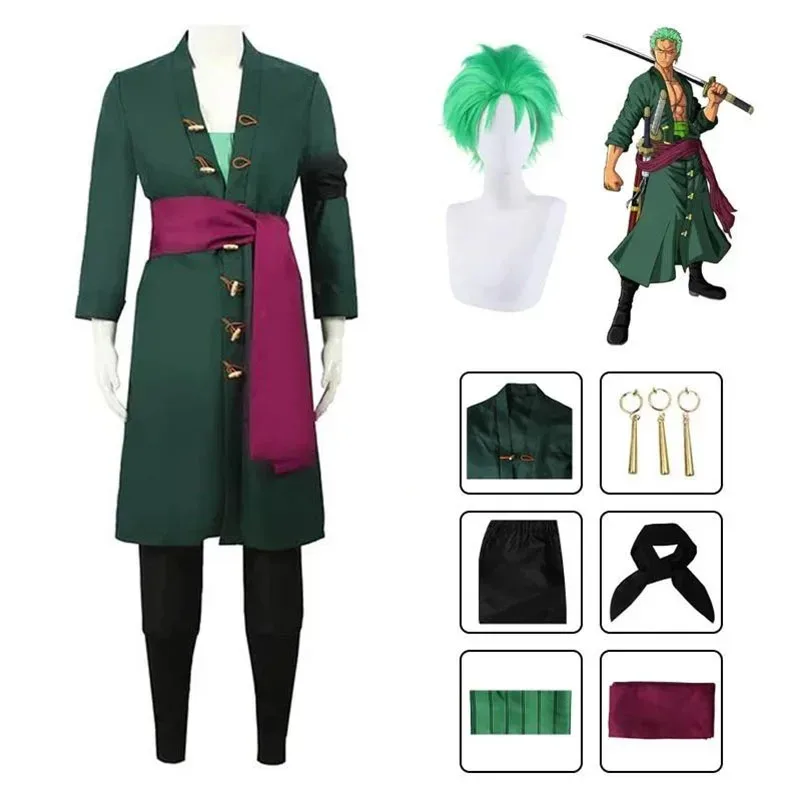 Anime Roronoa Cosplay Costume  - Cosplay Anime Zoro recension och pris