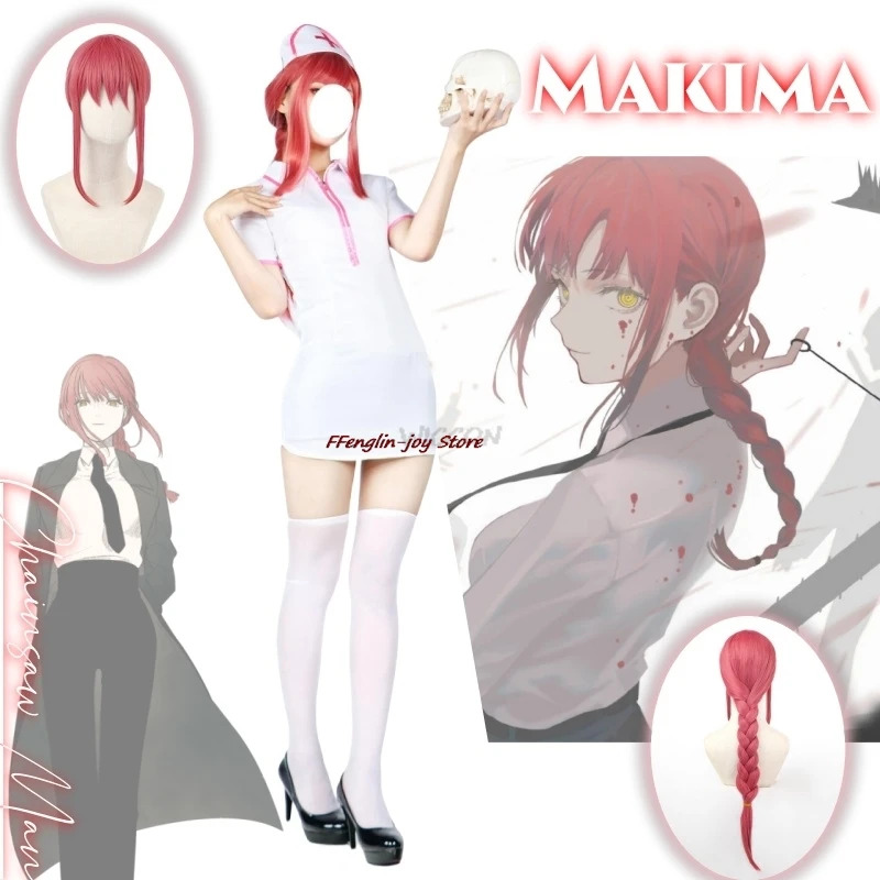Nene 2025 Makima Anime Chainsa - Anime Cosplay Chainsaw Man recension och pris