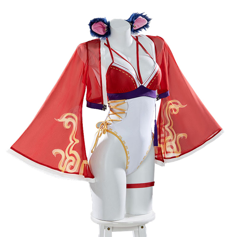 League of Legends Ahri Swimsui - Anime Cosplay Bikini recension och pris