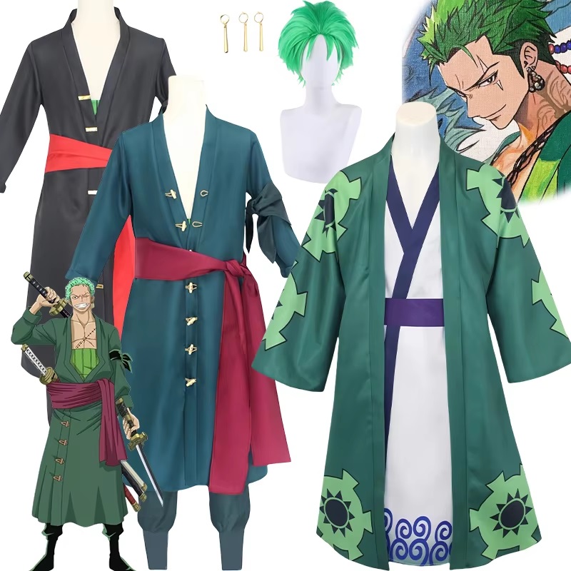 Bilibili Roronoa Zoro Cosplay  - Cosplay Anime Zoro recension och pris