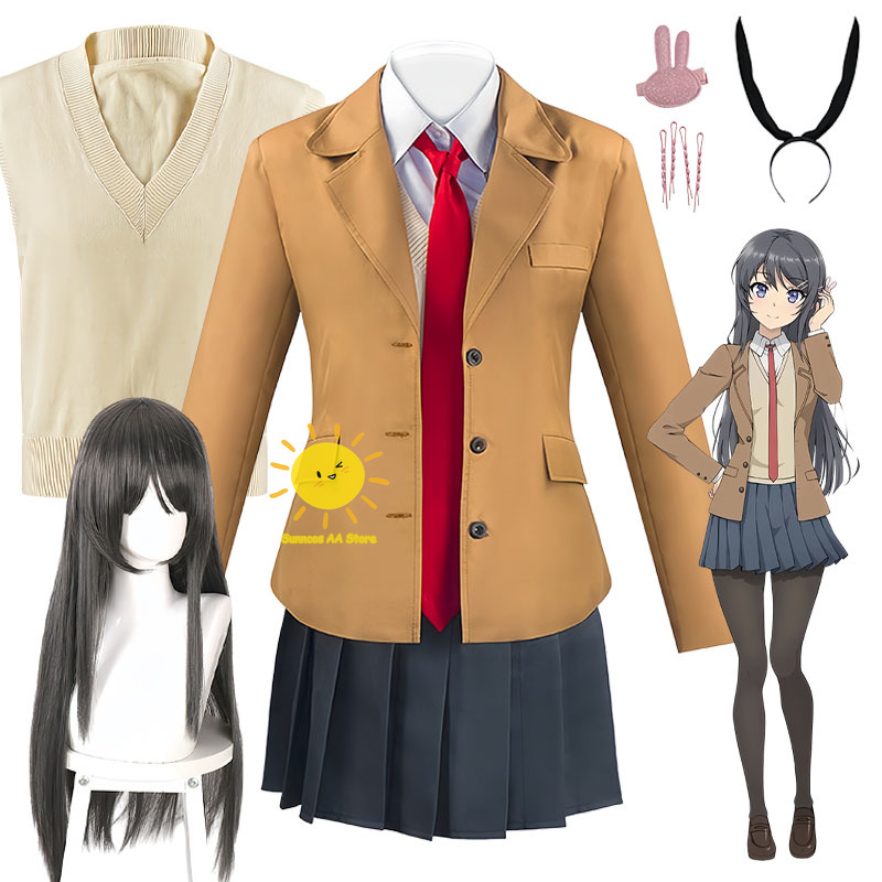Anime Sakurajima Mai Cosplay R - Anime Cosplay Japanese Girl recension och pris