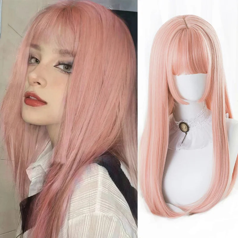 2026 Houyan synthetic long str - Anime Cosplay Girl With Black Hair recension och pris