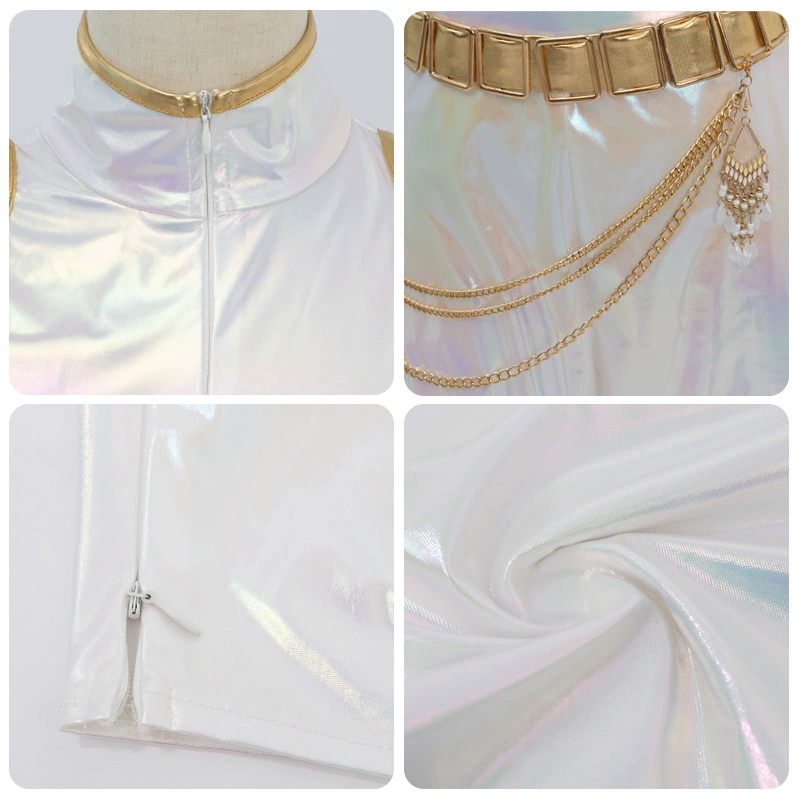 Cosplay Costume PU Leather Whi - Anime Cosplay Japanese Girl recension och pris