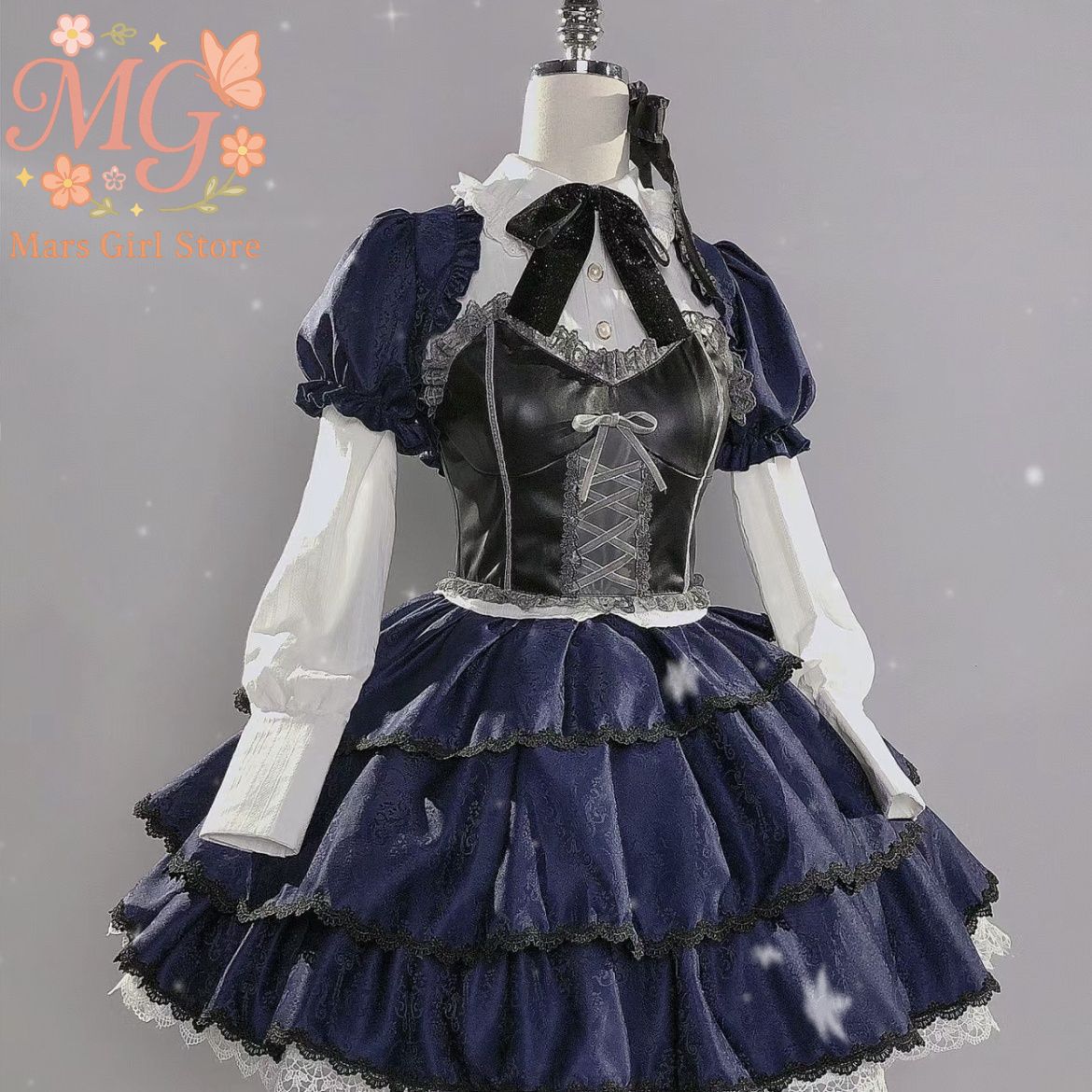 Rikka Takanashi Cosplay Costum - Anime Cosplay Lolita recension och pris