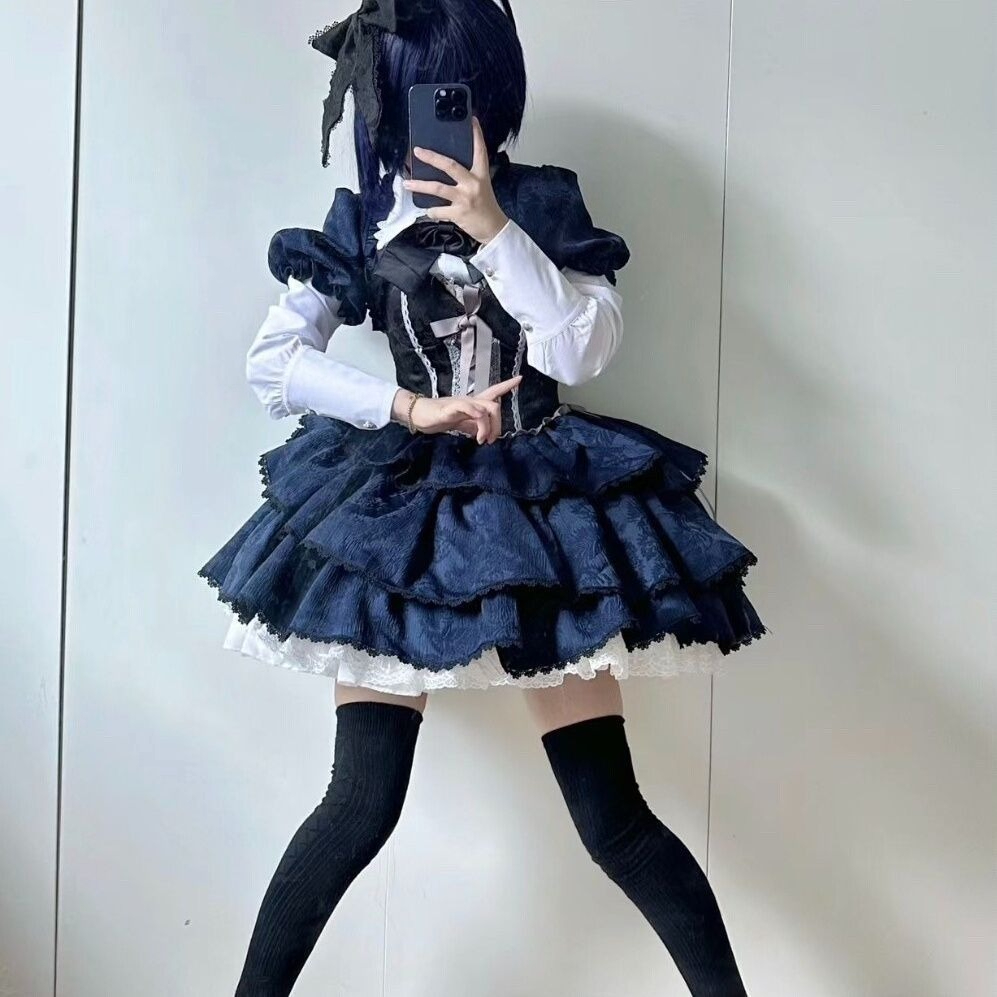 Rikka Takanashi Cosplay Costum - Anime Cosplay Lolita recension och pris