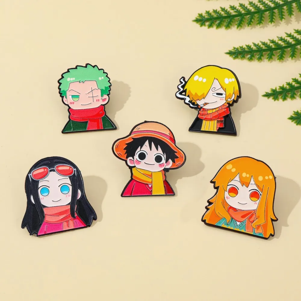 5 Pcs Cute Anime Cartoon Brooc - Cosplay Anime Zoro recension och pris