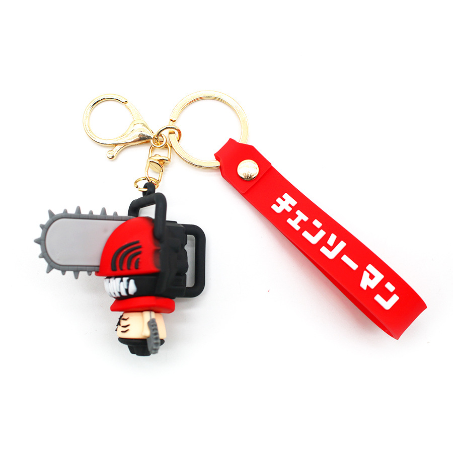 Chainsaw Man Keychains Cartoon - Anime Cosplay Chainsaw Man recension och pris