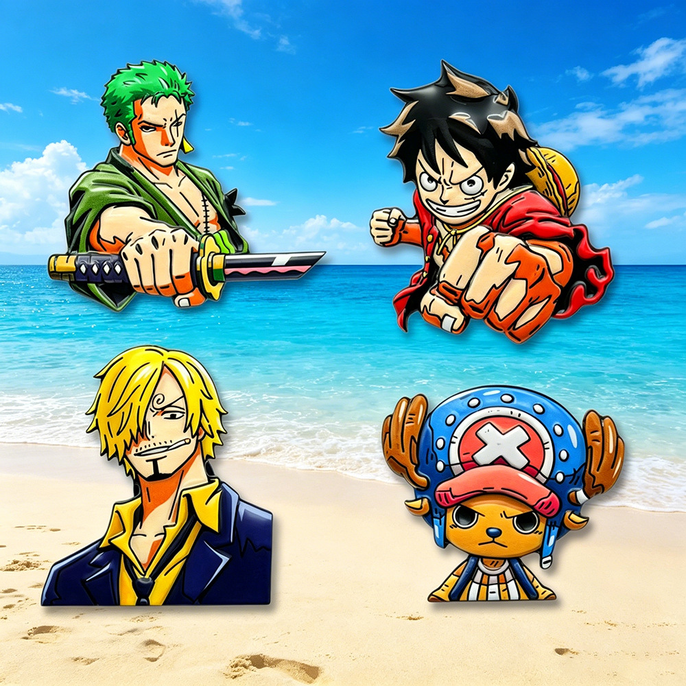 4pcs ONE PIECE Cartoon Charact - Cosplay Anime Zoro recension och pris