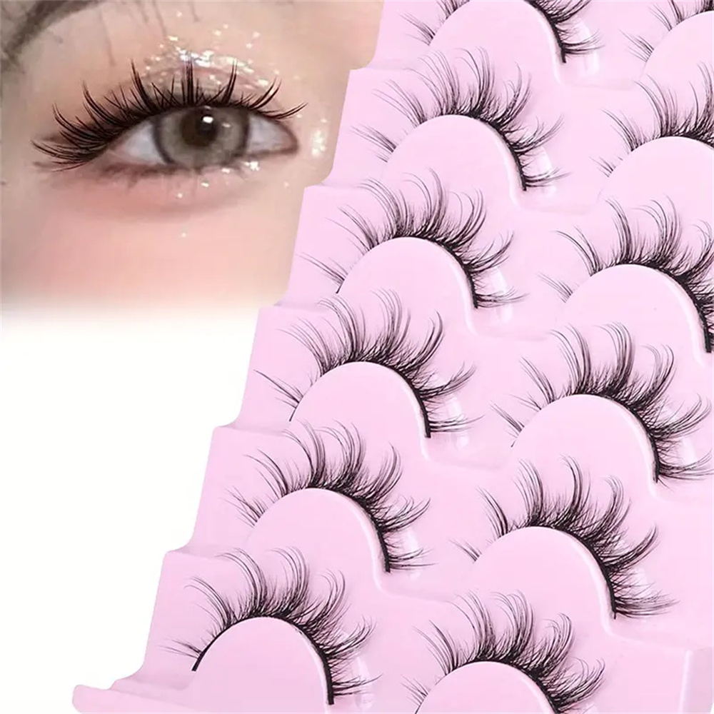 10 Pairs Manga Anime Lashes Na - Asian Cosplay Anime recension och pris