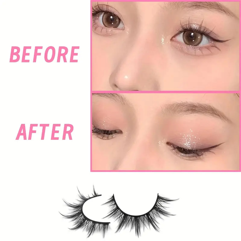 10 Pairs Manga Anime Lashes Na - Asian Cosplay Anime recension och pris