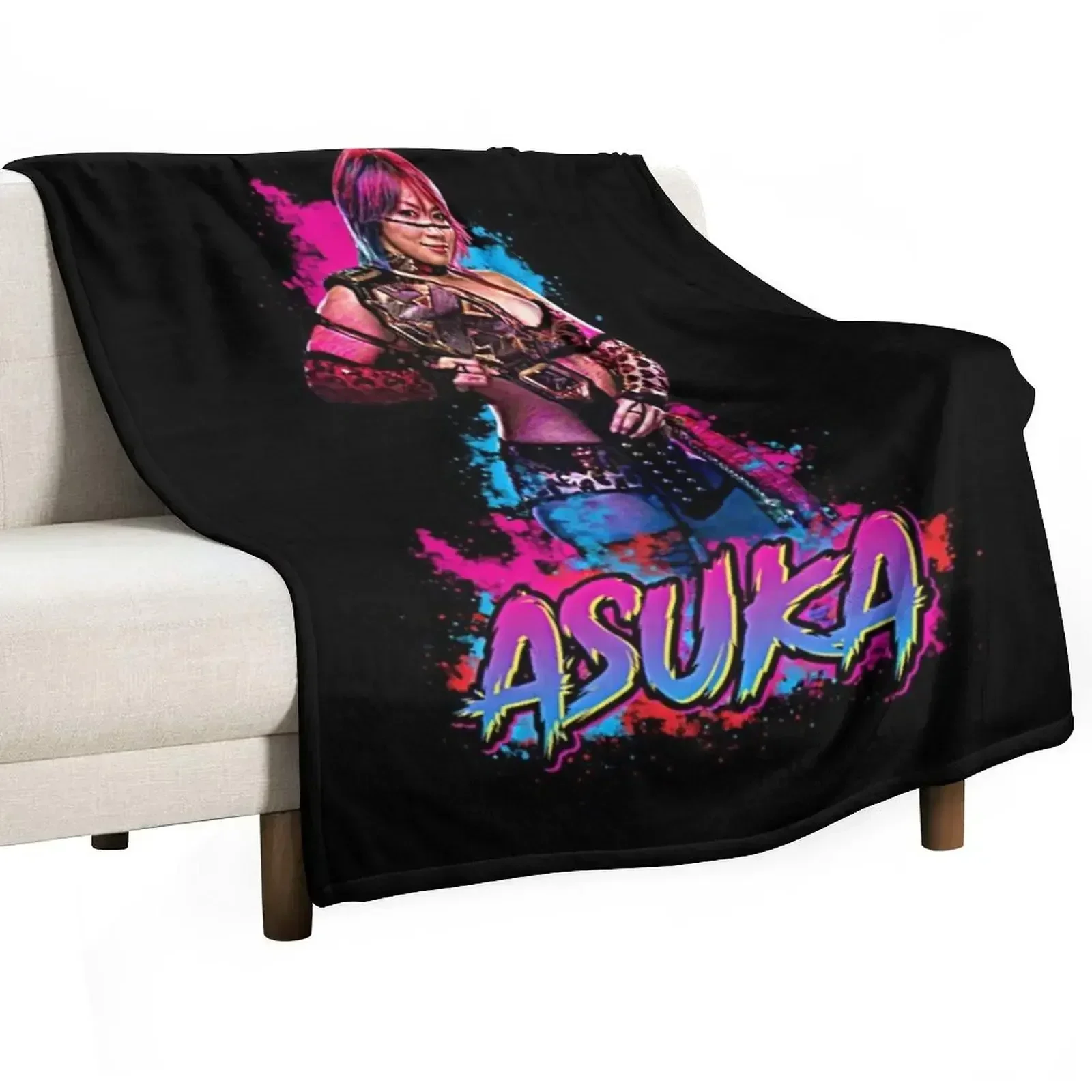 Asuka Asian Wrestler Throw Bla - Asian Cosplay Anime recension och pris