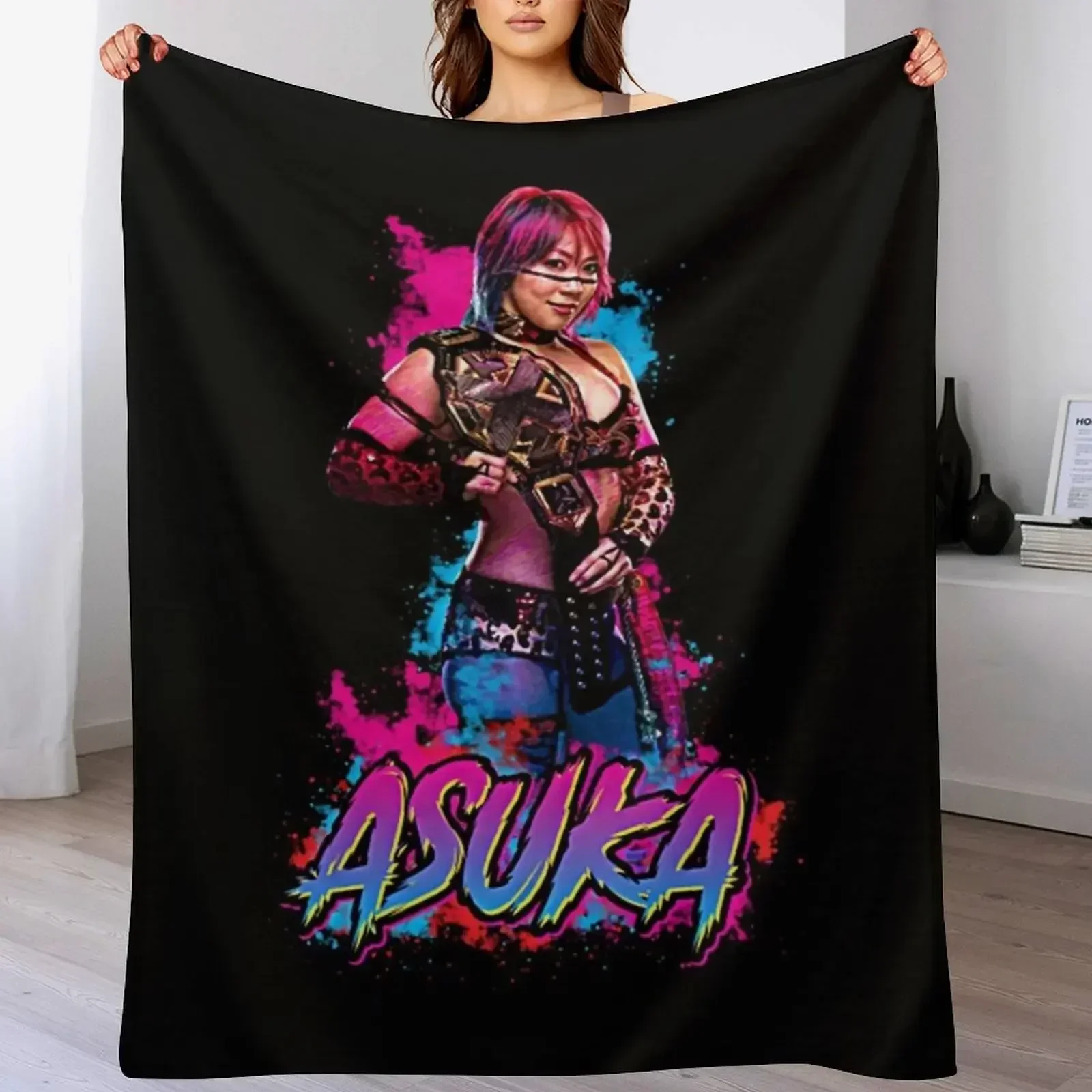 Asuka Asian Wrestler Throw Bla - Asian Cosplay Anime recension och pris