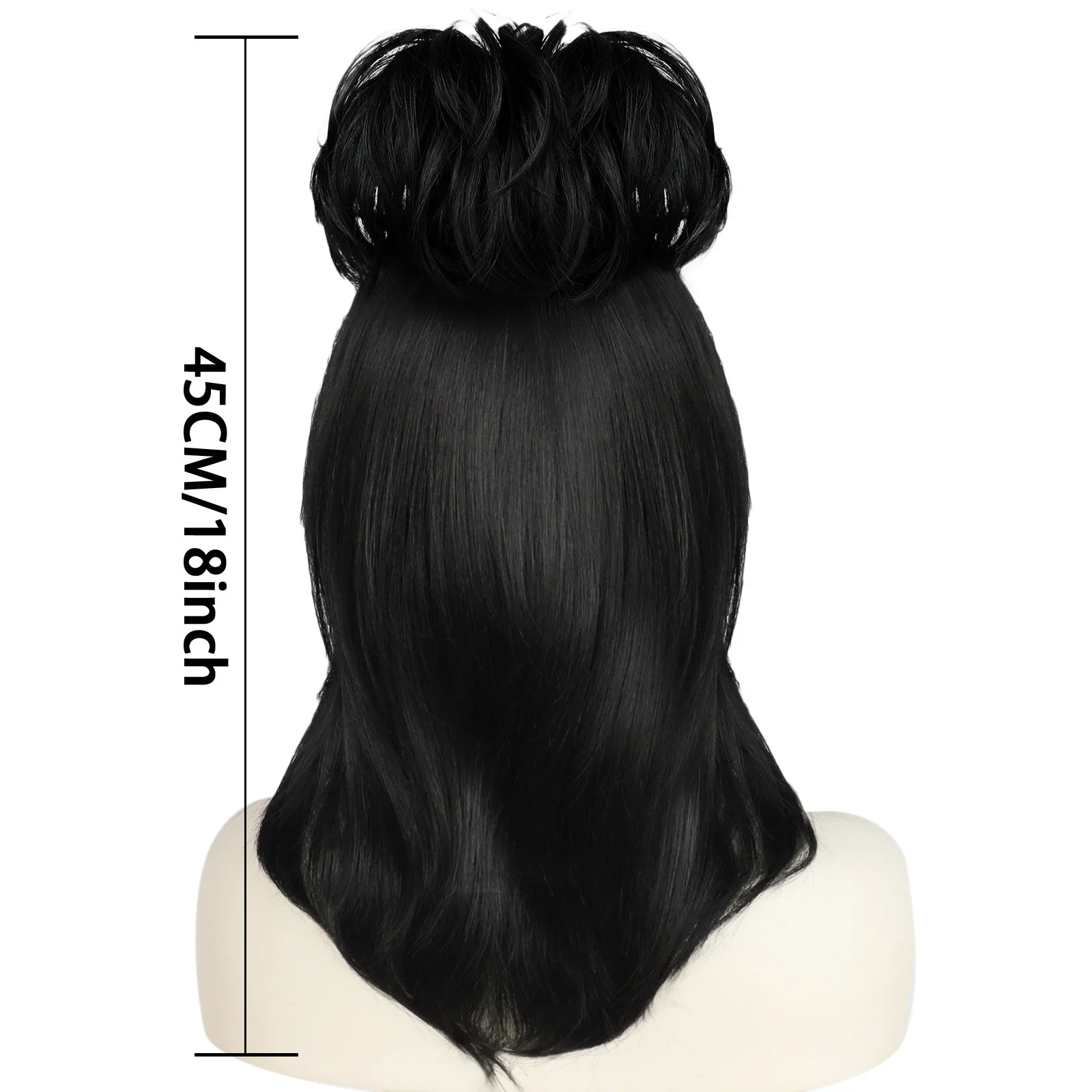 Lydia Deetz Cosplay Wig Bride  - Anime Cosplay Girl With Black Hair recension och pris