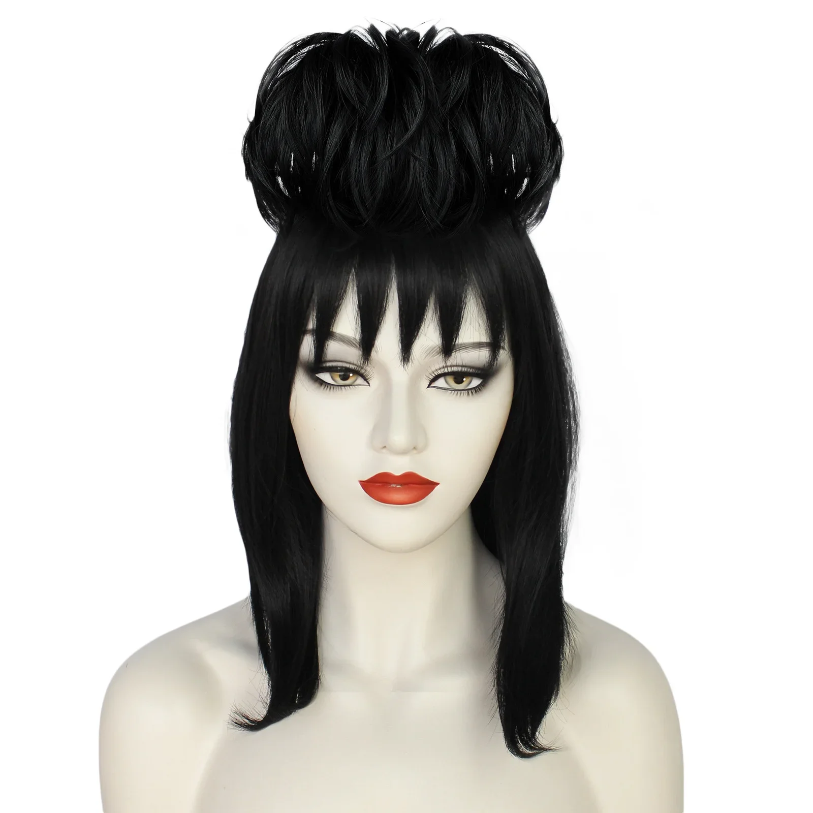 Lydia Deetz Cosplay Wig Bride  - Anime Cosplay Girl With Black Hair recension och pris