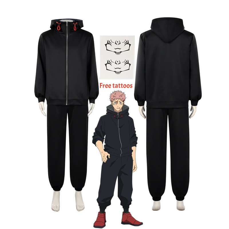 Jujutsu Kaisen Yuji Itadori Co - Anime Cosplay Jujutsu Kaisen recension och pris