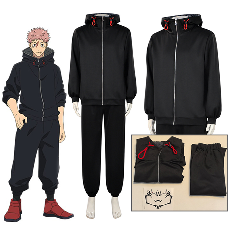 Jujutsu Kaisen Yuji Itadori Co - Anime Cosplay Jujutsu Kaisen recension och pris