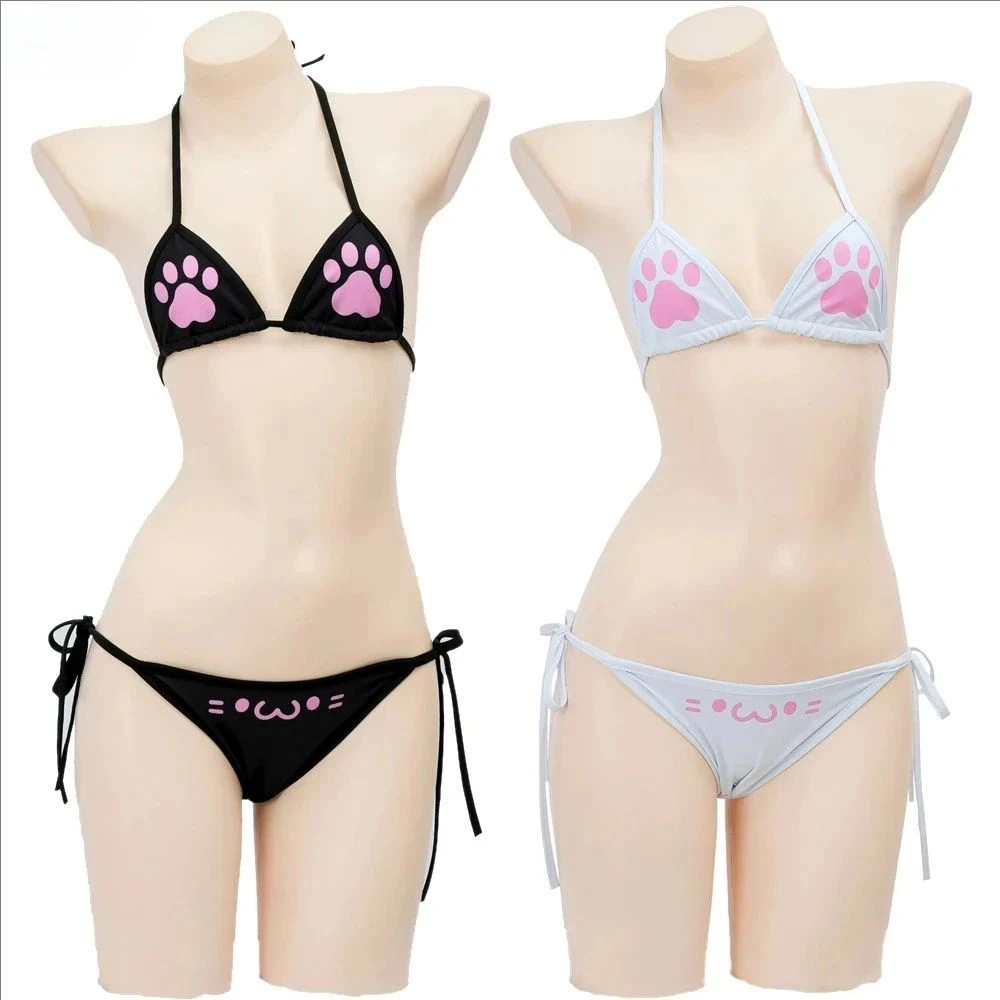Women Sweet Anime Game Three P - Anime Cosplay Bikini recension och pris