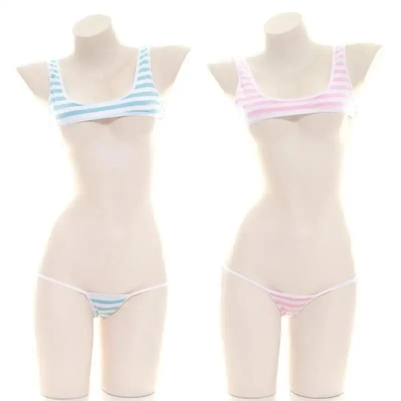 Sexy Japanese Style  Blue Whit - Anime Cosplay Bikini recension och pris
