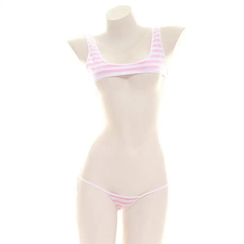 Sexy Japanese Style  Blue Whit - Anime Cosplay Bikini recension och pris